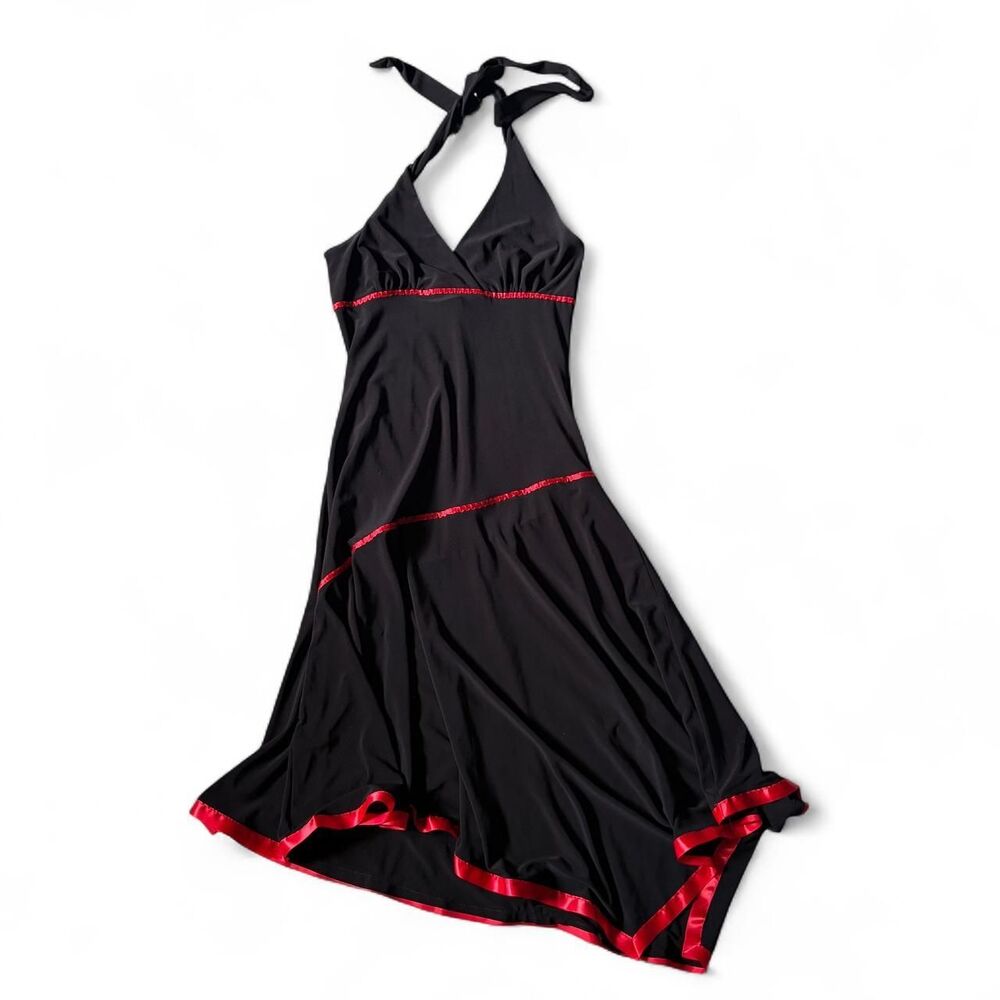 Taboo Women's Black and Red Dress